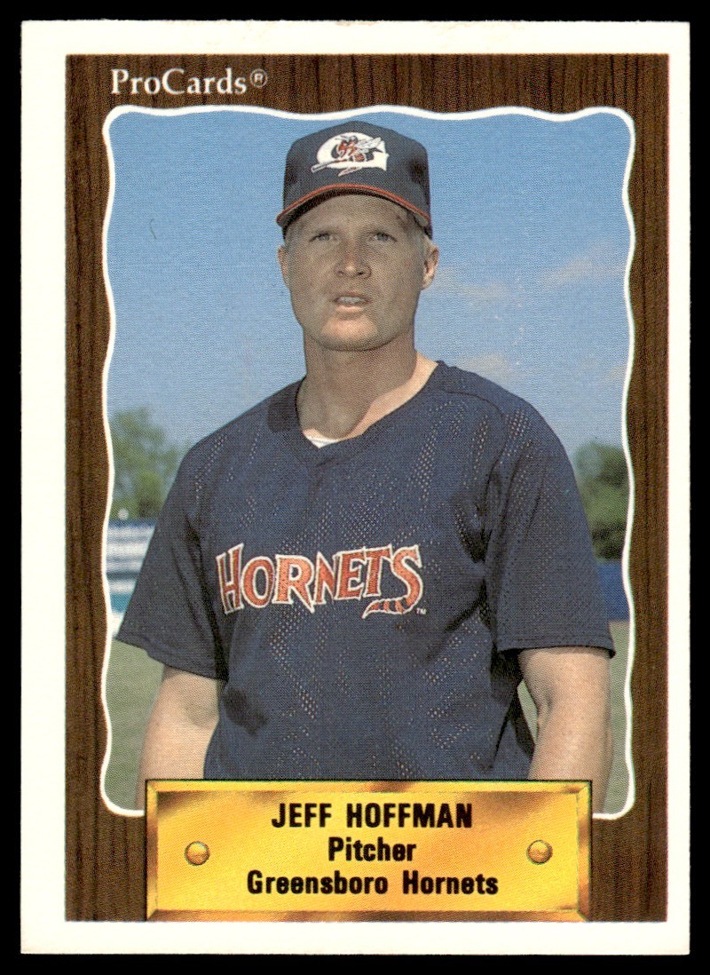 1990 ProCards JEFF HOFFMAN #704 Greensboro Hornets