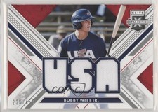 2019 Elite Extra Edition USA National Team Materials Black Bobby Witt Jr y6z