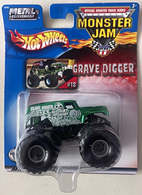2002 Hot Wheels Monster Jam Grave Digger 1:64 Diecast Monster Truck #18