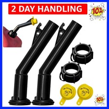 Gas Can Spout Replacement for Old Style Blitz Containers-2 Nozzles, Caps  Rings