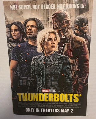 ORIGINAL MARVEL THUNDERBOLTS* ONE SHEET REGAL MOVIE POSTER 2025