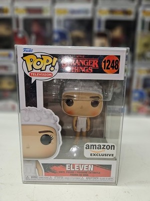 Funko Pop! Stranger Things - Eleven #1248 - Amazon Exclusive Figure + Pop Protec