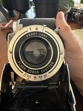 Vintage Kodak Tourist Foldable Bellows Type Camera   FOR PARTS/REPAIR