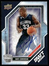Dante Cunningham 2009-10 Upper Deck Draft Autographs #32 #/899 - Villanova