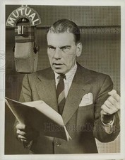 1952 Press Photo Jim Scott of "Under Arrest" on Mutual Broadcasting System