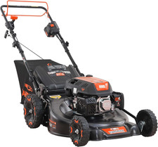 24 Self-Propelled Gas Lawn Mower with Electri...