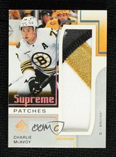 2024-25 Upper Deck SP Game Used Supreme 11/15 Charlie McAvoy #SP-CL Patch 1ra8
