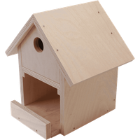 Pebaro 466 Holzbauset Bastelset Vogelhaus Inkl. 9 Unbehandelten Birkenholzp ...