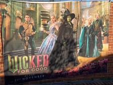 Cinema Banner: WICKED FOR GOOD 2025 Cynthia Erivo Ariana Grande Jeff Goldblum