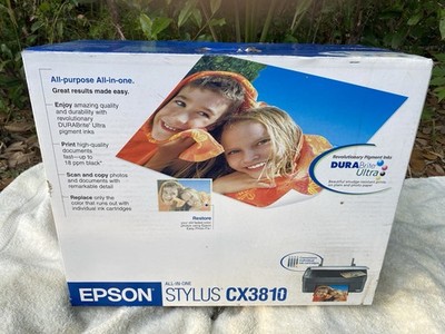 Epson Stylus CX3810 Color Inkjet All Purpose All In One Printer NEW SEALED