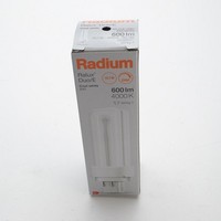 Radium Ralux Duo/E RX-D/E10W/840/G24Q 600Lm Cool White Kompaktleuchtstofflampe