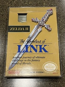 Zelda II: The Adventure of Link (Nintendo NES, 1988) CIB Oval SOQ Tested
