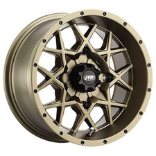 4156 Itp Hurricane Wheel 14x7 4.03.0 Bronze For Polaris Trail Boss 330 2010-13