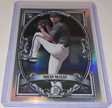 2026 Topps Bowman MLB Nolan McLean Bowman Sterling Rookie Card #BST-8 New York