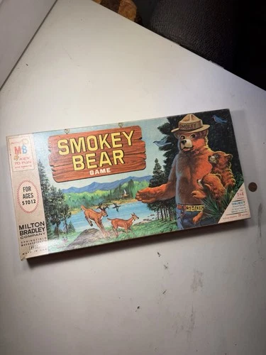 Vintage Smokey Bear Board Game - 1968 Edition - Milton Bradley