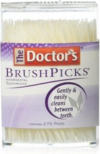 The Doctor's BrushPicks Interdental Toothpicks, 275 pieces per Pack 1-Pack 
