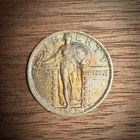 1923 25C Standing Liberty Quarter - AU/MS Beautiful Toning!! US 90% Silver