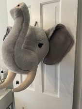 Extra Large Plush Elephant Head