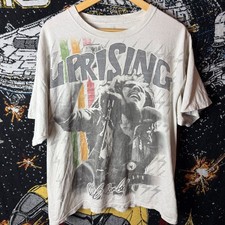 Vintage 2008 Bob Marley Uprising T-Shirt Zion Rootswear Reggae Graphic Tee