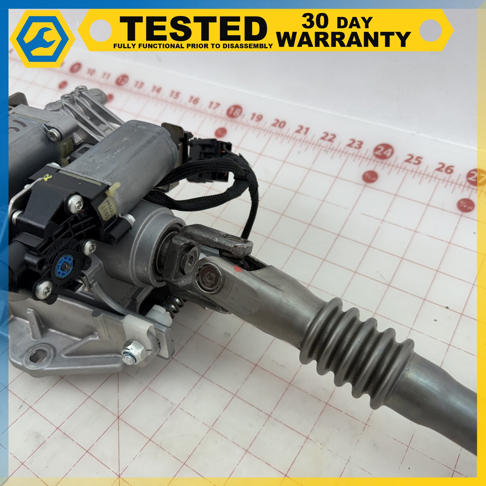 14-16 MASERATI GHIBLI STEERING COLUMN W/ SHAFT ASSEMBLY OEM