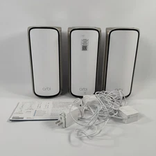 NETGEAR Orbi 970 Series BE27000 Quad-Band Mesh Wi-Fi 7 System 3-pack - RBE973S