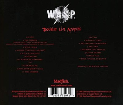 Double Live Assassins von W.A.S.P. [CD]