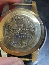 Citizen Super Jet Auto-Dater STAR Case – 14K Gold Filled NO MOVEMENT  See Pics