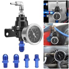 Universal Fuel Pressure Regulator Kit With Oil Gauge 0-160 Psi For Turbo Engines Universal Fuel Pressure Regulator Kit With Oil Gauge 0-160 Psi For Turbo Engines