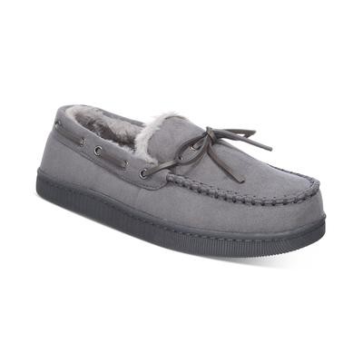 Club Room Mens Moccasin Slippers Grey Small 6 to 7 2190₽