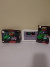 TMNT Tournament Fighters. used. SNES. 77% box condition. cartridge. manual....
