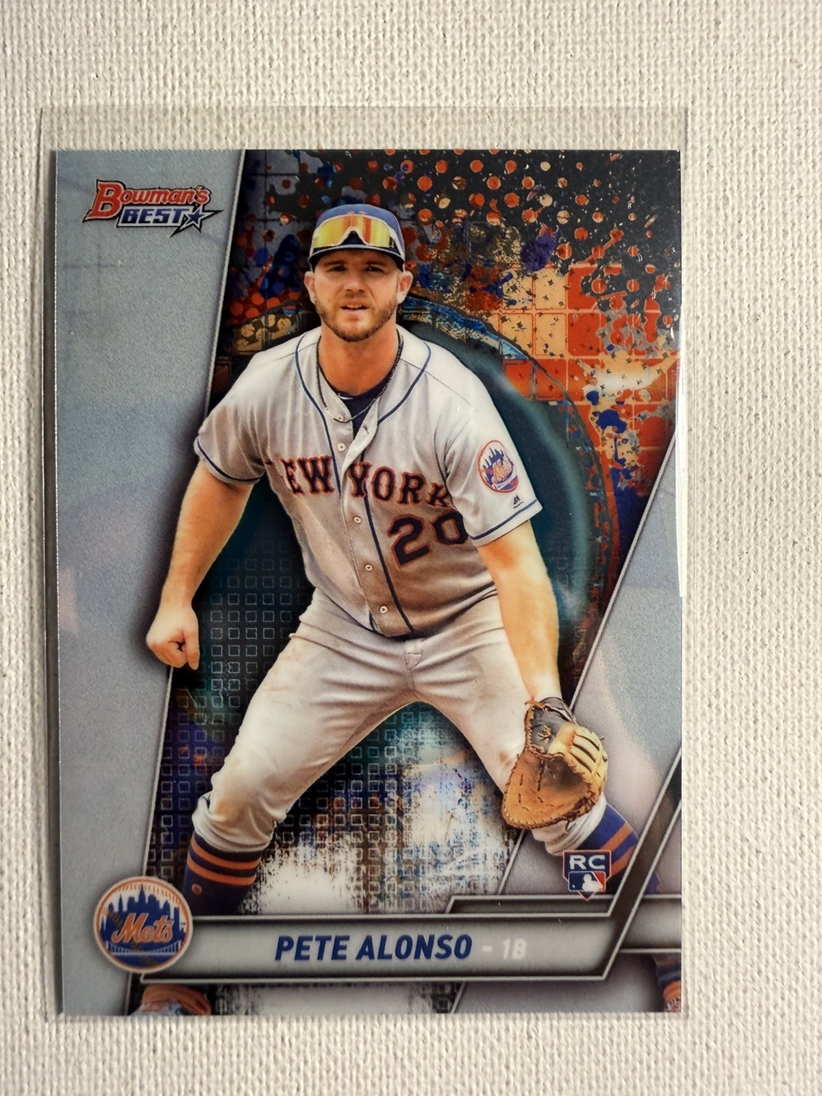 2019 Bowman's Best Pete Alonso RC Rookie #32 Mets