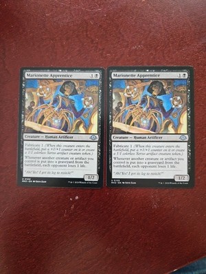 2X NM Marionette Apprentice, MTG, Modern Horizons 3, Magic the Gathering, 100
