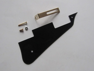 Schwarz 1-lagig mit goldener Halterung LP Gitarre Schlagbrett passt Epiphone Les Paul