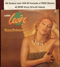 LAURA LEON-“Ritmó Ardiente”-33 RPM Telediscos-FREE Shipping In USA