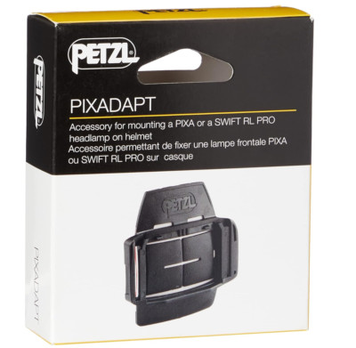 Petzl E78005 PIXADAPT Accessory for Mounting PIXA Headlamp onto A Black 