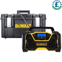 Dewalt DCR029 18V Compact DAB & Bluetooth Radio With 1.0 DS300 Case