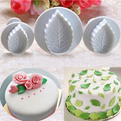 3Pcs/Set Square Cookies Cutter Pastry Biscuit Cake Decorating Mold Kitchen Tools