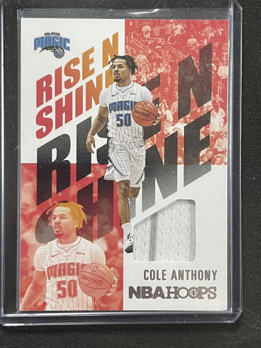 2020-21 NBA Hoops Cole Anthony Rookie Card TWO COLOR Patch 2020-21 NBA Hoops Cole Anthony Rookie Card TWO COLOR Patch