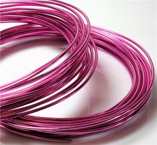 ALUMINIUM JEWELLERY CRAFT WIRE 0.8mm 1mm 1.5mm 2mm 20 COLOUR CHOICE 10mtrs - 6mt - Picture 12 of 23