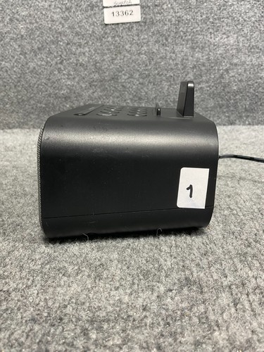 iHome Bedside Alarm Clock ⏰ IBT22 Bluetooth 📱 Wireless Power Adapter Black - Picture 12 of 19