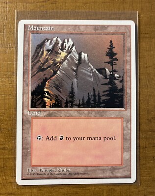 Magic The Gathering ✨MOUNTAIN LAND (Alternate Version