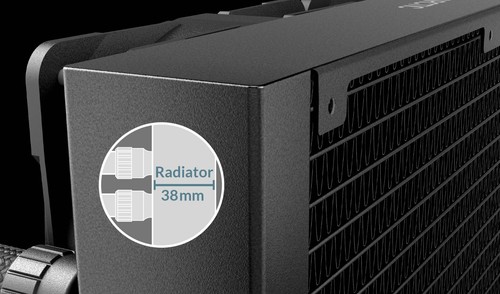ARCTIC Liquid Freezer III 420 ARGB Black AIO CPU Water Cooler 3 x PWM Fans Pump - Afbeelding 23 van 24