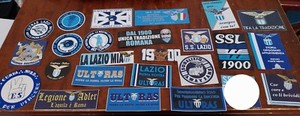 Écharpe Lazio Vintage Gazza Gascoigne – Supporter Ultras, Irriducibles Eagles