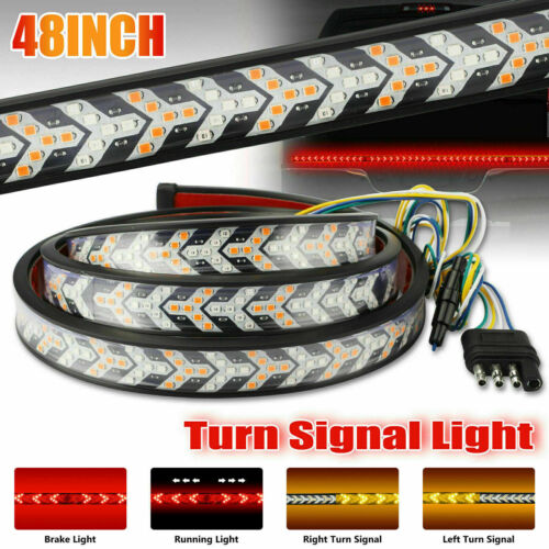 48" inch 432 LED Truck Strip Tailgate Turn Signal Brake Tail Reverse Light Bar