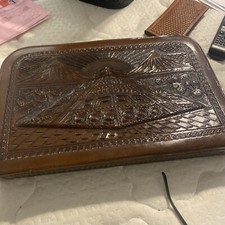 Mexican Tooled Brief Case
