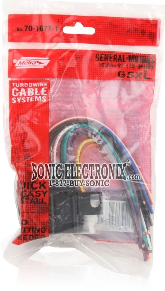 ¡NUEVO! Kit de arnés de cables para automóvil Metra 70-1677-1 para vehículos GM/Chevy 1978-93 seleccionados Foto 2 de 2