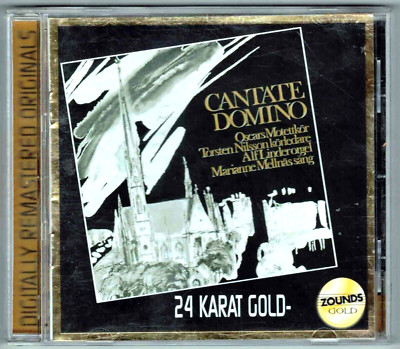 CANTATE DOMINO Oscars Motettkor 1999 Zounds Germany 24kt GOLD CD LIM-ED RARE!