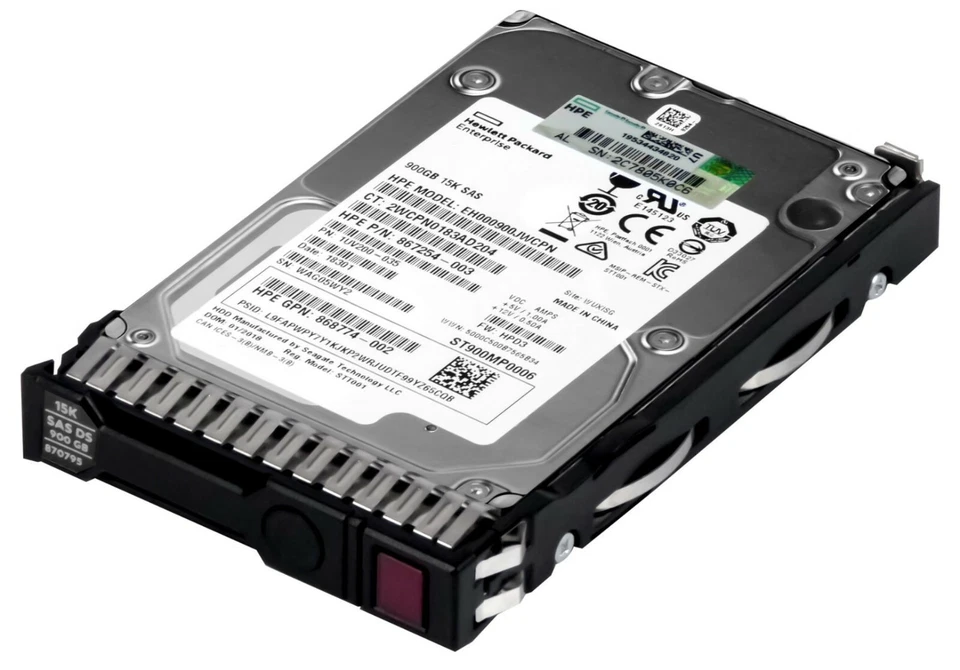 ✅FESTPLATTE HP EH000900JWCPN 867254-003 900GB 15000U/min 256MB SAS3 12Gbps 2.5''
