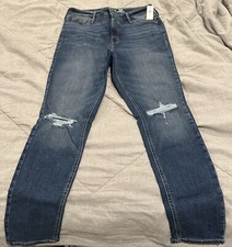 Women's Old Navy Rockstar Super Skinny High Rise Jeans in Blue, Size 10 NWT