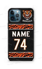 Customized Bengals Sports Jersey Personalized Phone Case for iPhone Samsung Gift